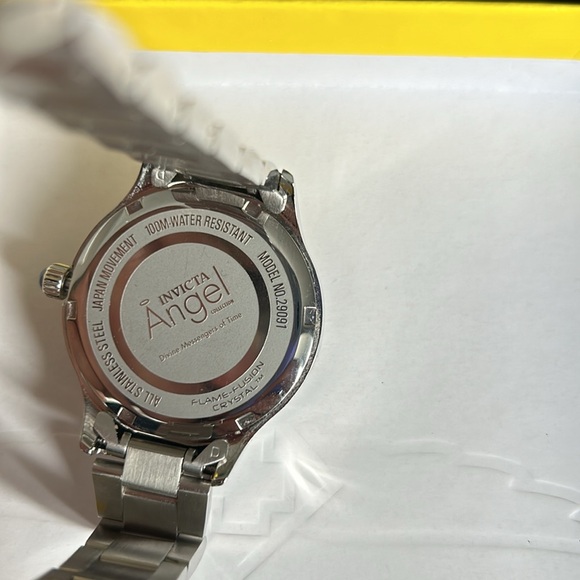 Invicta Women's Blue Wildflower Quartz Watch, Silver, 29091 - Picture 13 of 13